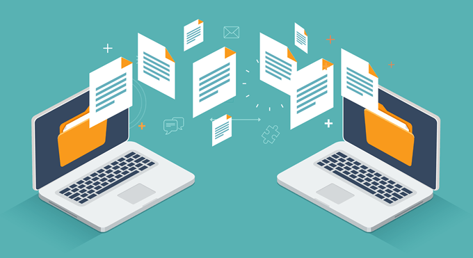 Picture of a file sharing application